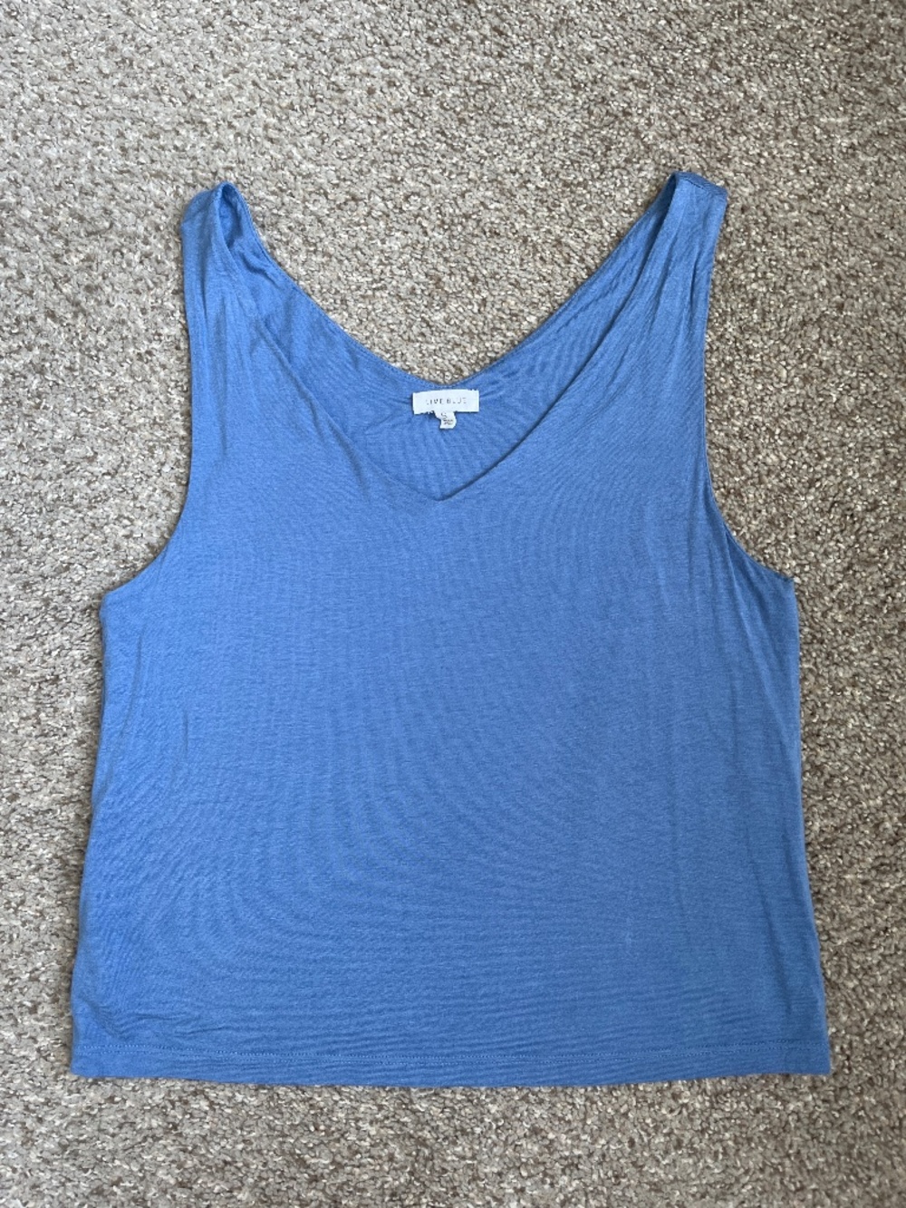Lime Blue tank top